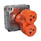 Ac Works Plug Adapter, 5-15/20R, L14-30P, 5-20P, 0 ft., Orange ADVL1430520 - alternate 6